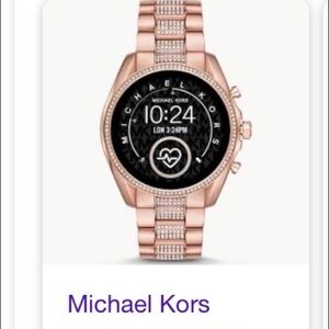 Like new gold Michael Kors smart watch!!!